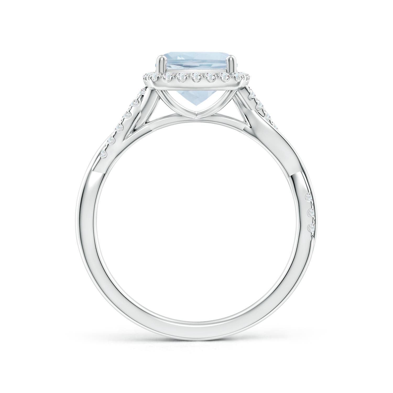 A - Aquamarine / 1.64 CT / 14 KT White Gold