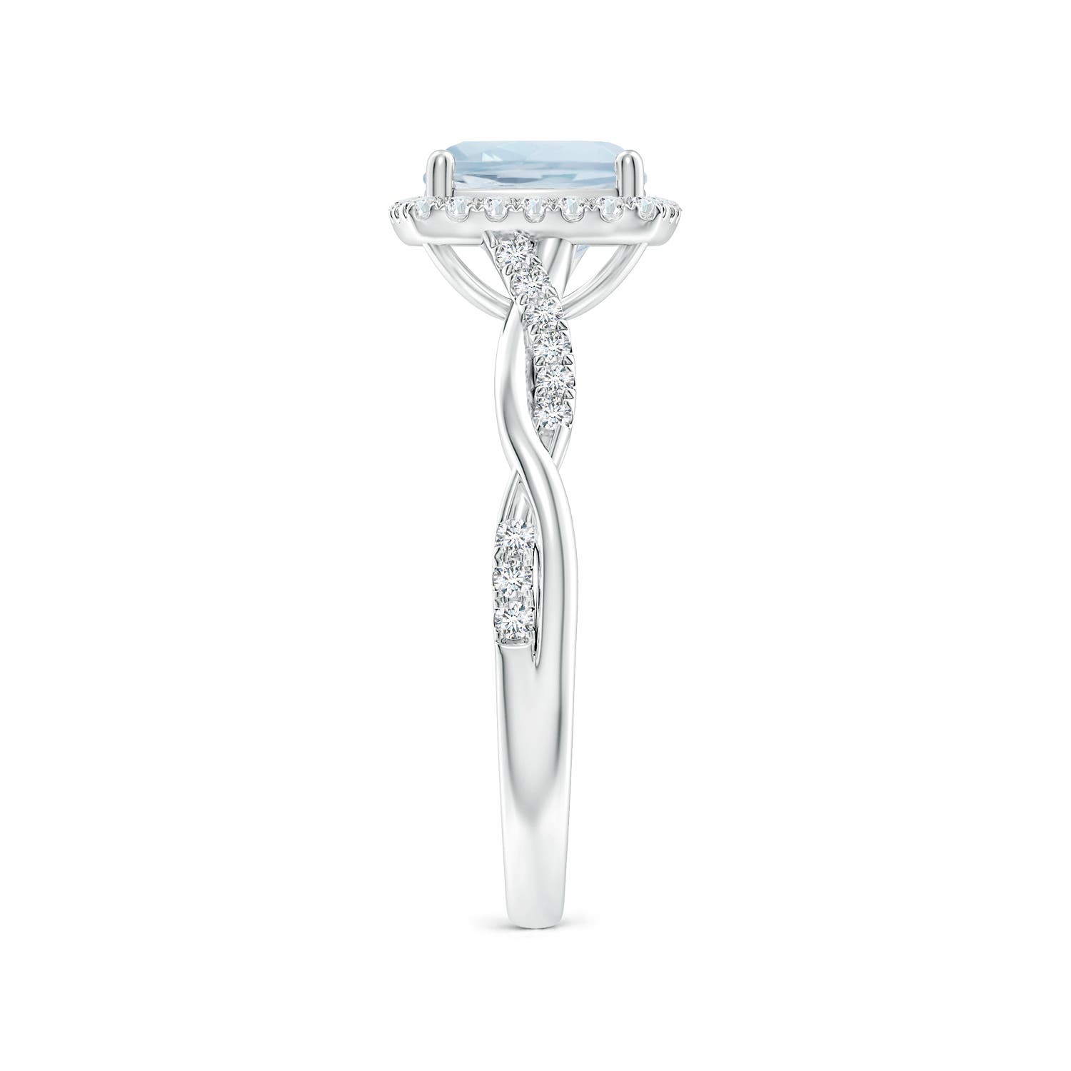 A - Aquamarine / 1.64 CT / 14 KT White Gold