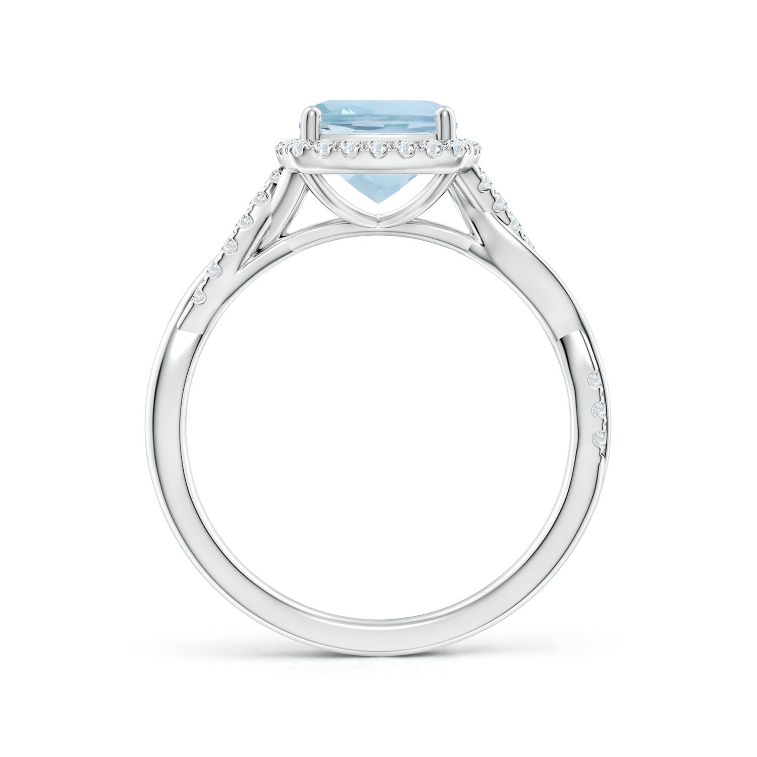 AA - Aquamarine / 1.64 CT / 14 KT White Gold