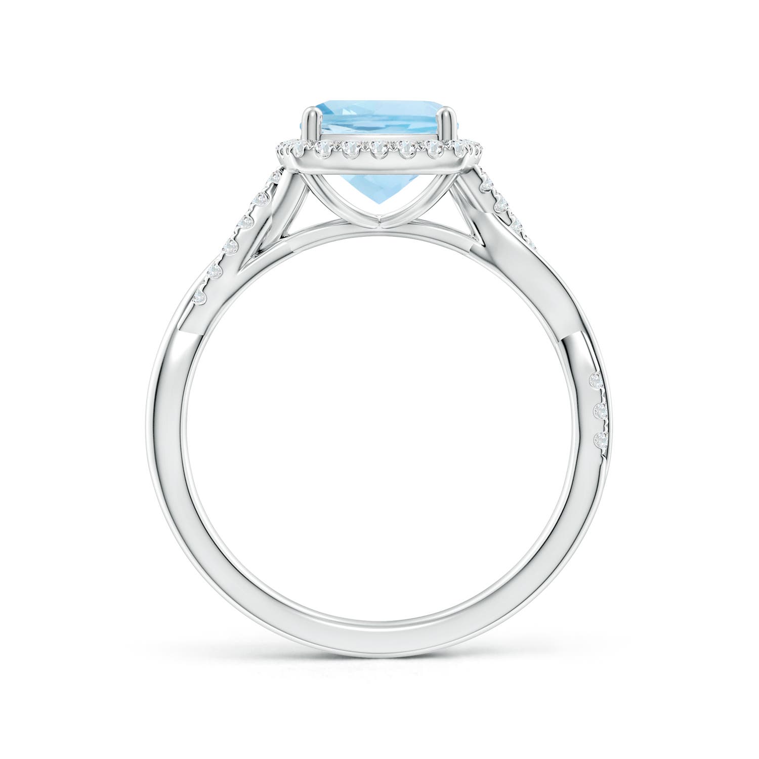 AAA - Aquamarine / 1.64 CT / 14 KT White Gold