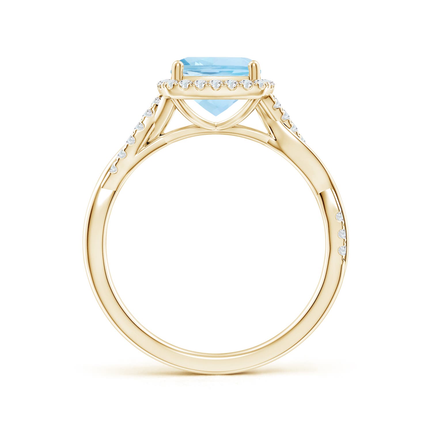 AAA - Aquamarine / 1.64 CT / 14 KT Yellow Gold