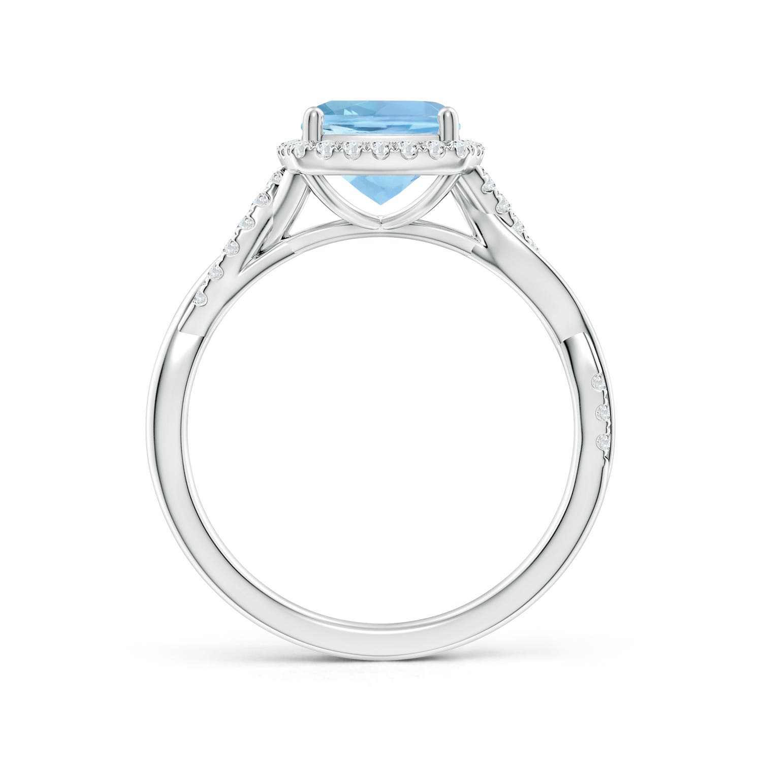 AAAA - Aquamarine / 1.64 CT / 14 KT White Gold