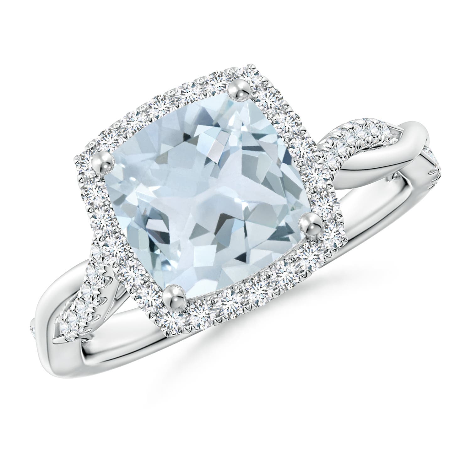 A - Aquamarine / 2.29 CT / 14 KT White Gold