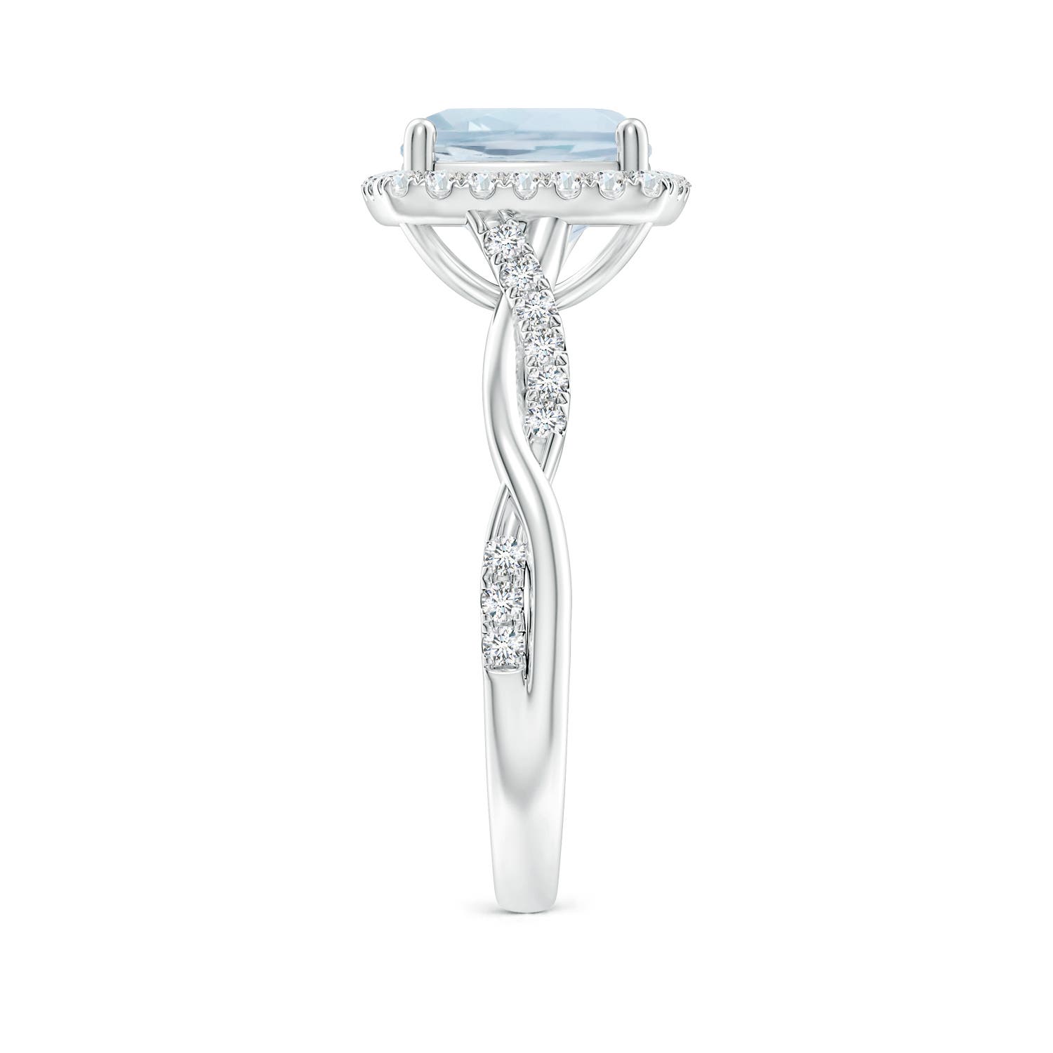 A - Aquamarine / 2.29 CT / 14 KT White Gold