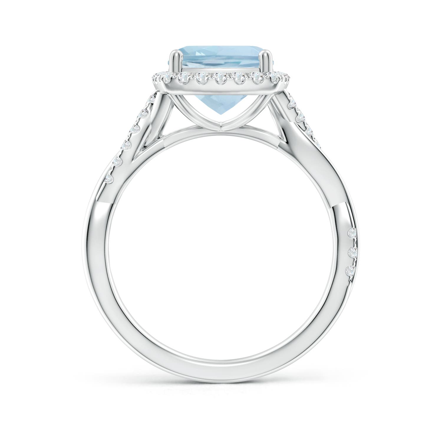 AA - Aquamarine / 2.29 CT / 14 KT White Gold