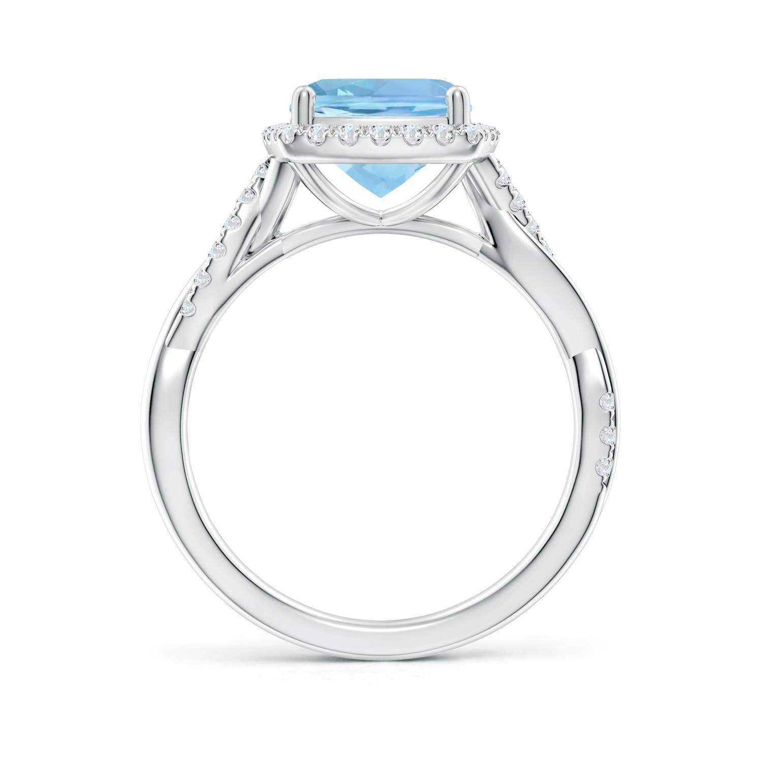 AAAA - Aquamarine / 2.29 CT / 14 KT White Gold