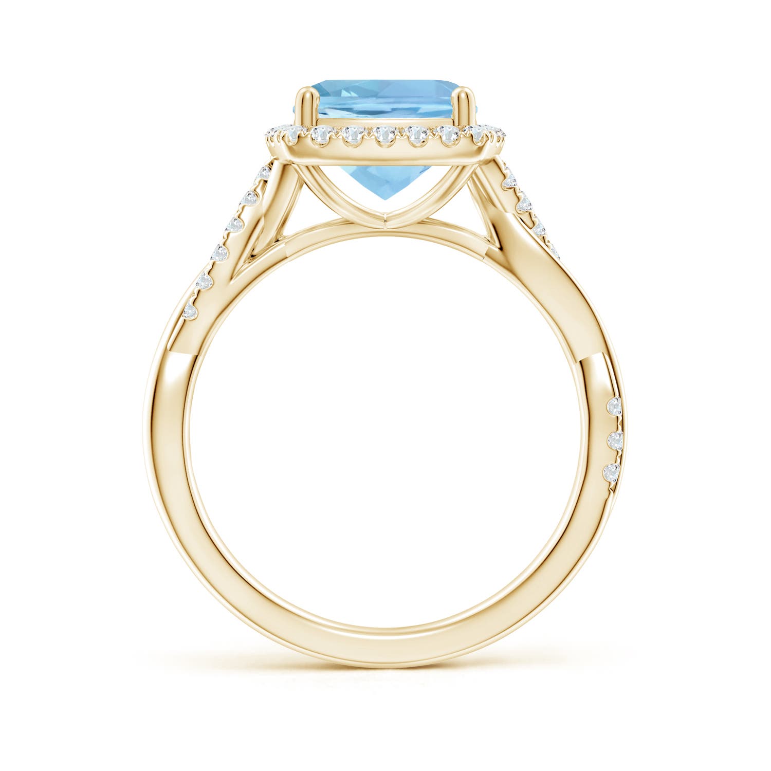 AAAA - Aquamarine / 2.29 CT / 14 KT Yellow Gold