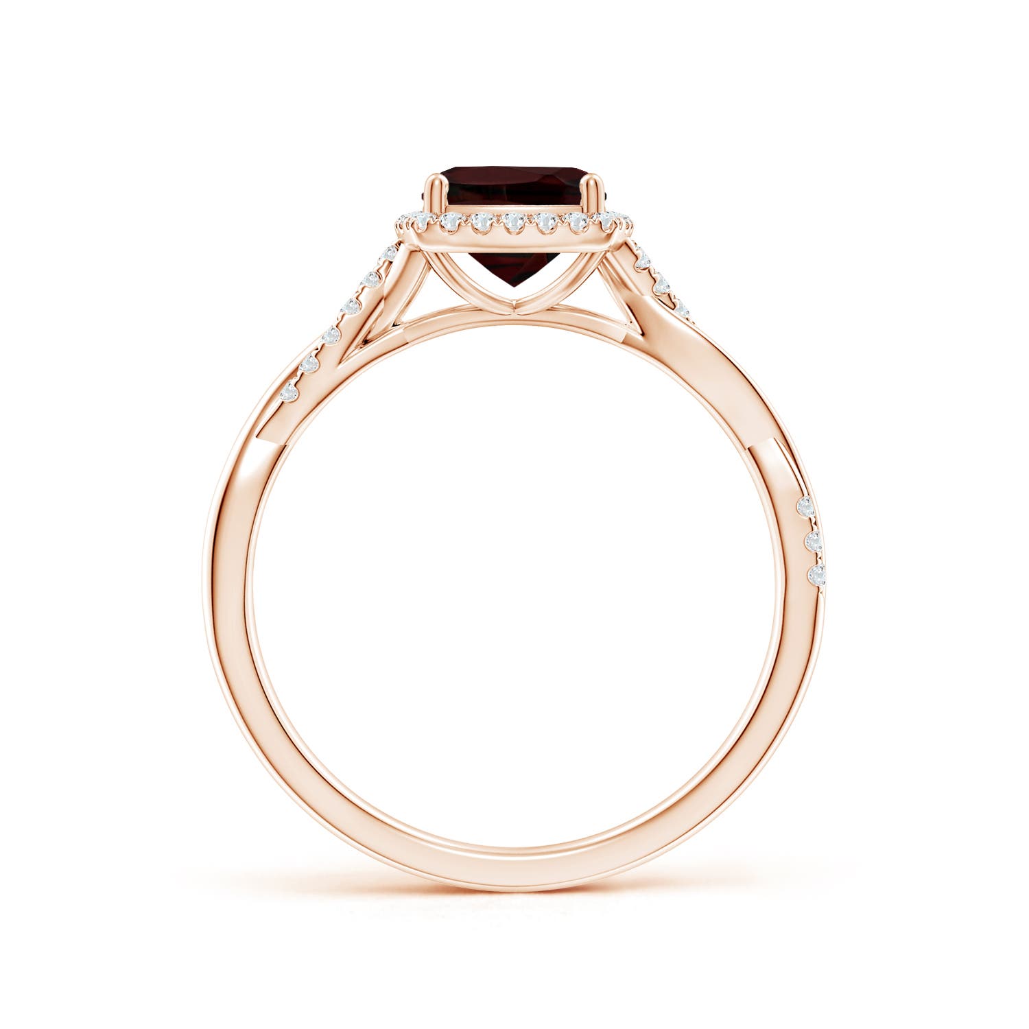 A - Garnet / 1.41 CT / 14 KT Rose Gold