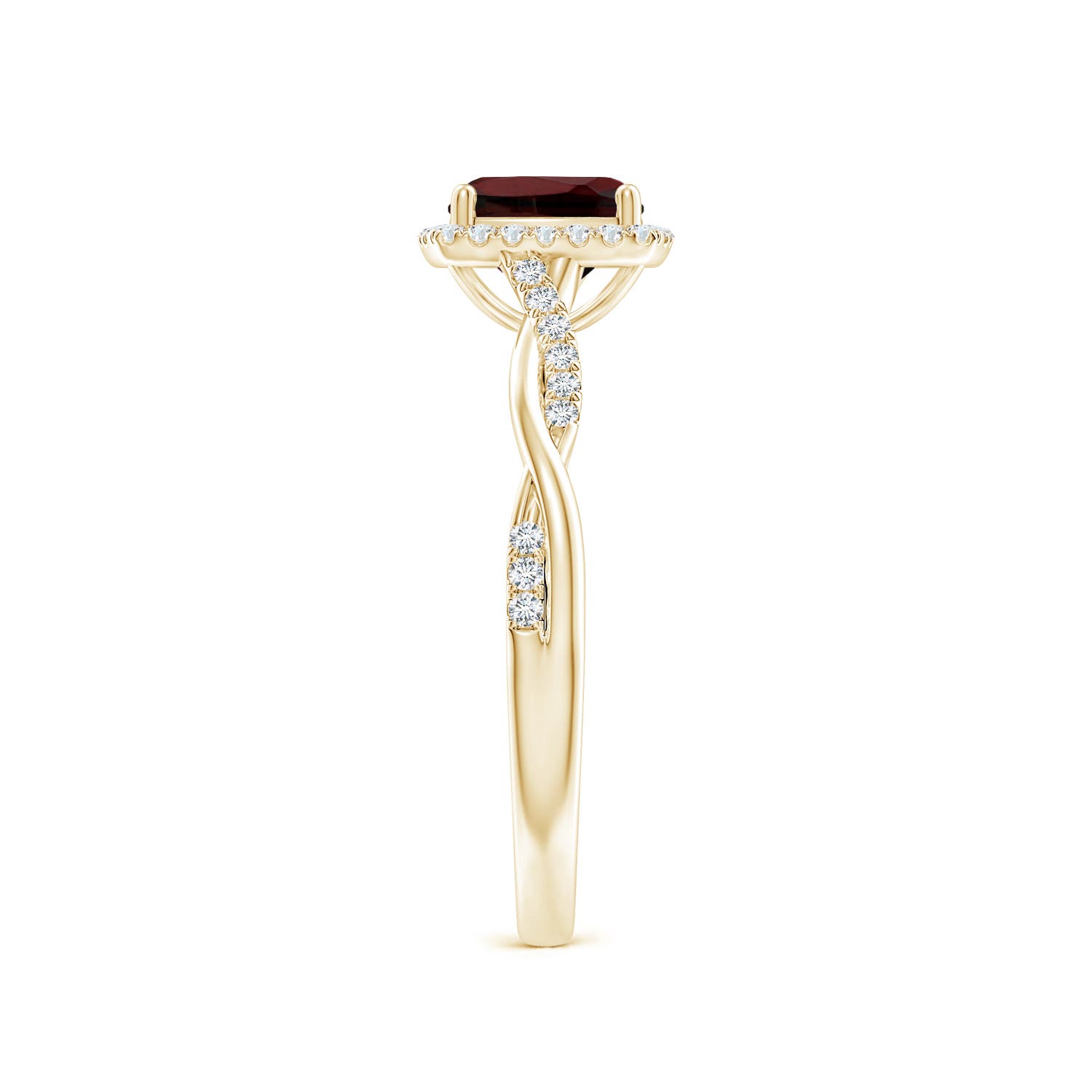 AA - Garnet / 1.41 CT / 14 KT Yellow Gold