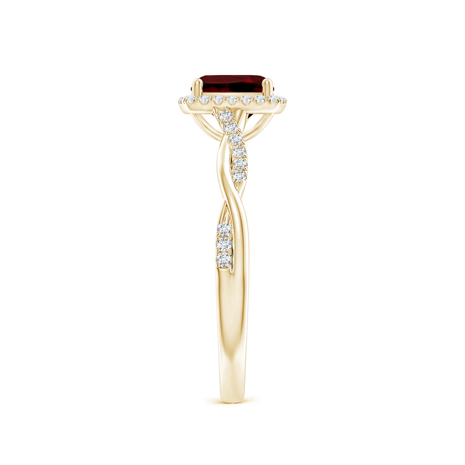 AAAA - Garnet / 1.41 CT / 14 KT Yellow Gold