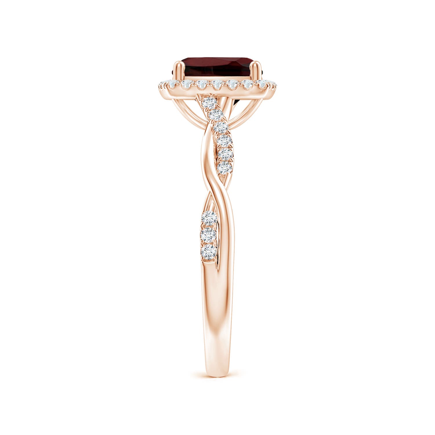 AA - Garnet / 1.6 CT / 14 KT Rose Gold