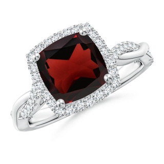 Cushion AA Garnet