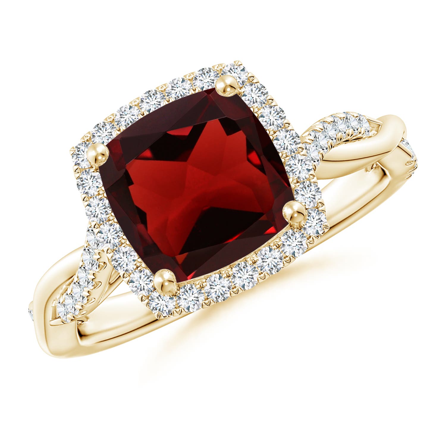 AAA - Garnet / 2.84 CT / 14 KT Yellow Gold