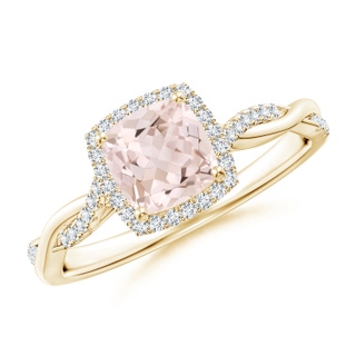 Cushion A Morganite