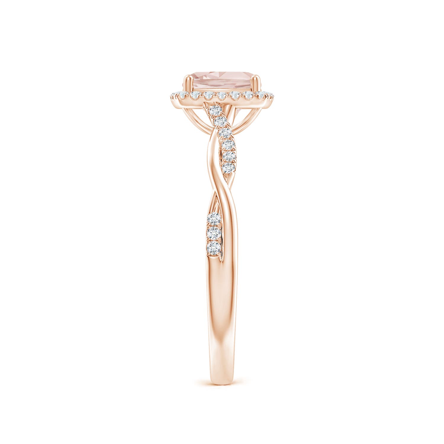 AA - Morganite / 0.91 CT / 14 KT Rose Gold