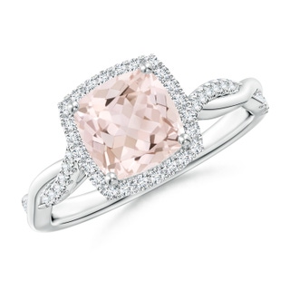 Cushion A Morganite