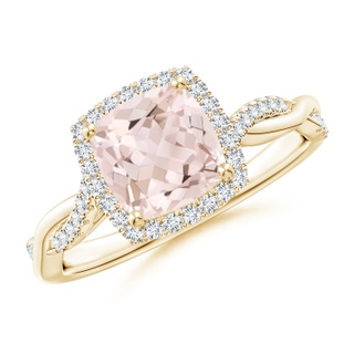 Cushion A Morganite