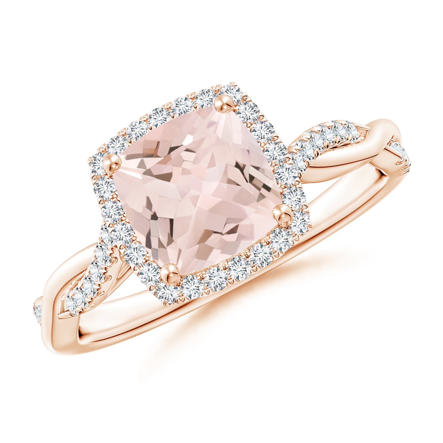 AA - Morganite / 1.45 CT / 14 KT Rose Gold