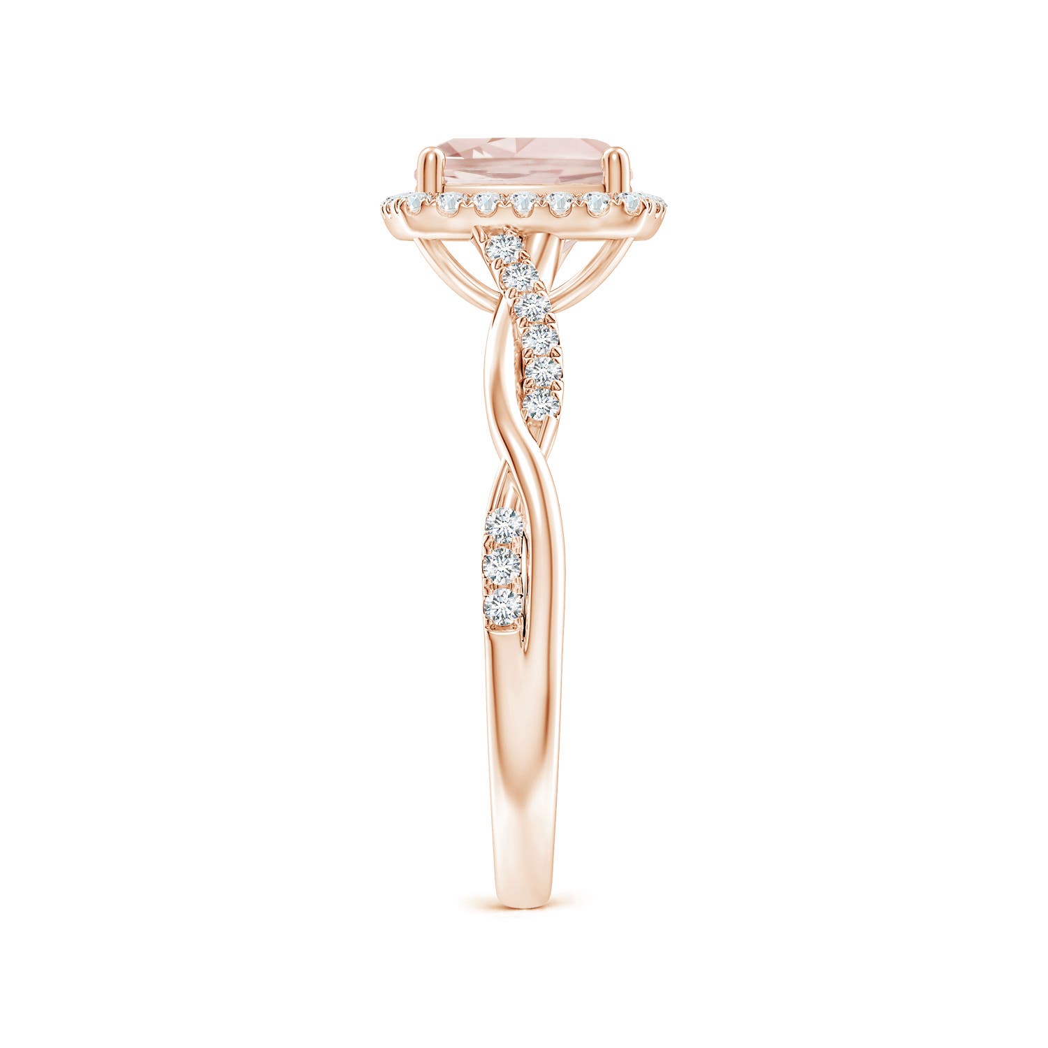 AA - Morganite / 1.45 CT / 14 KT Rose Gold