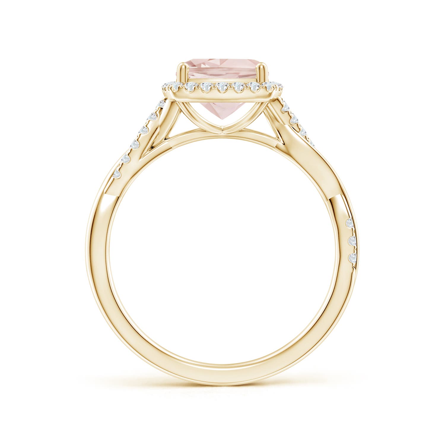 AA - Morganite / 1.45 CT / 14 KT Yellow Gold