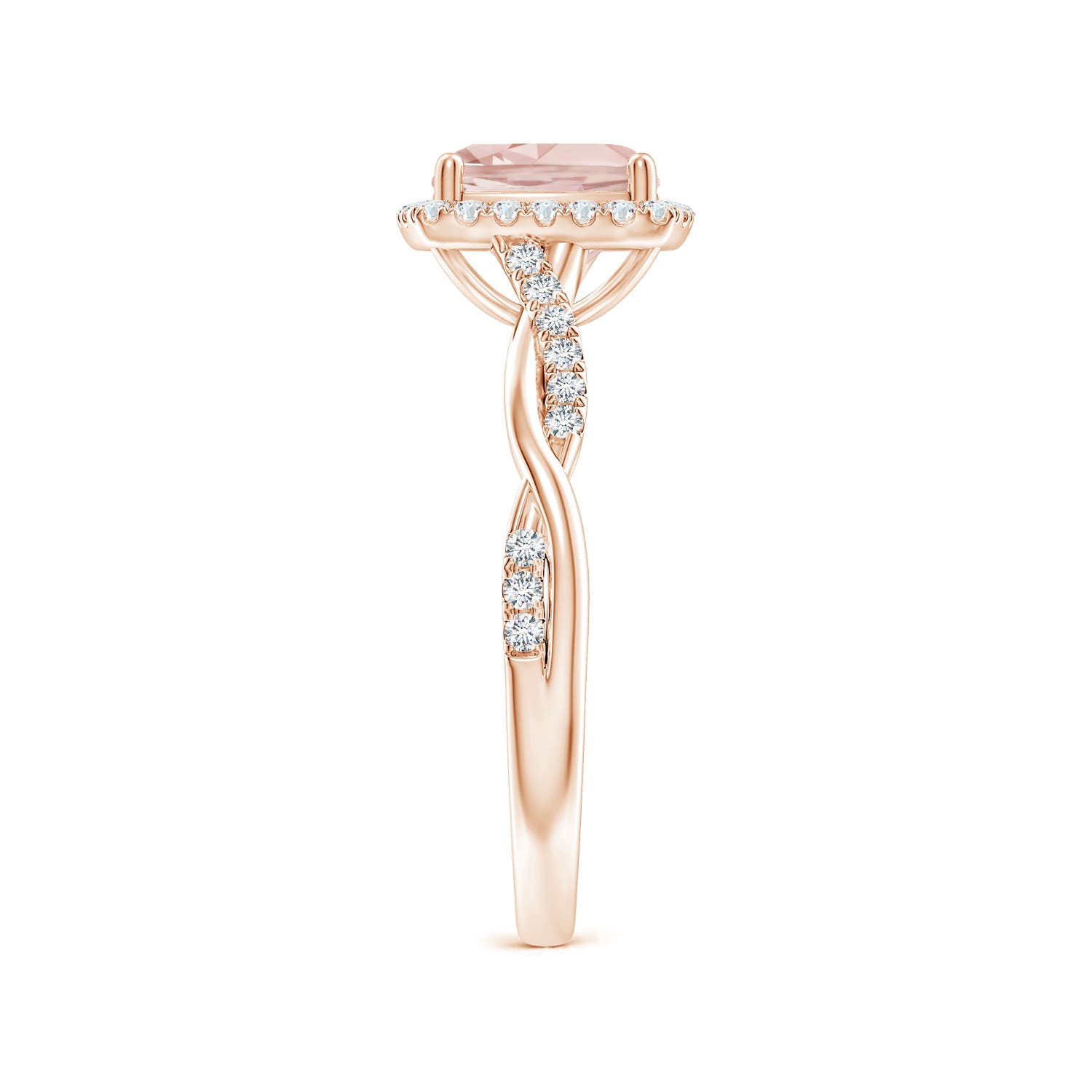 AAA - Morganite / 1.45 CT / 14 KT Rose Gold