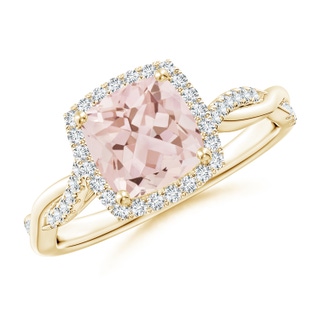 Cushion AAA Morganite