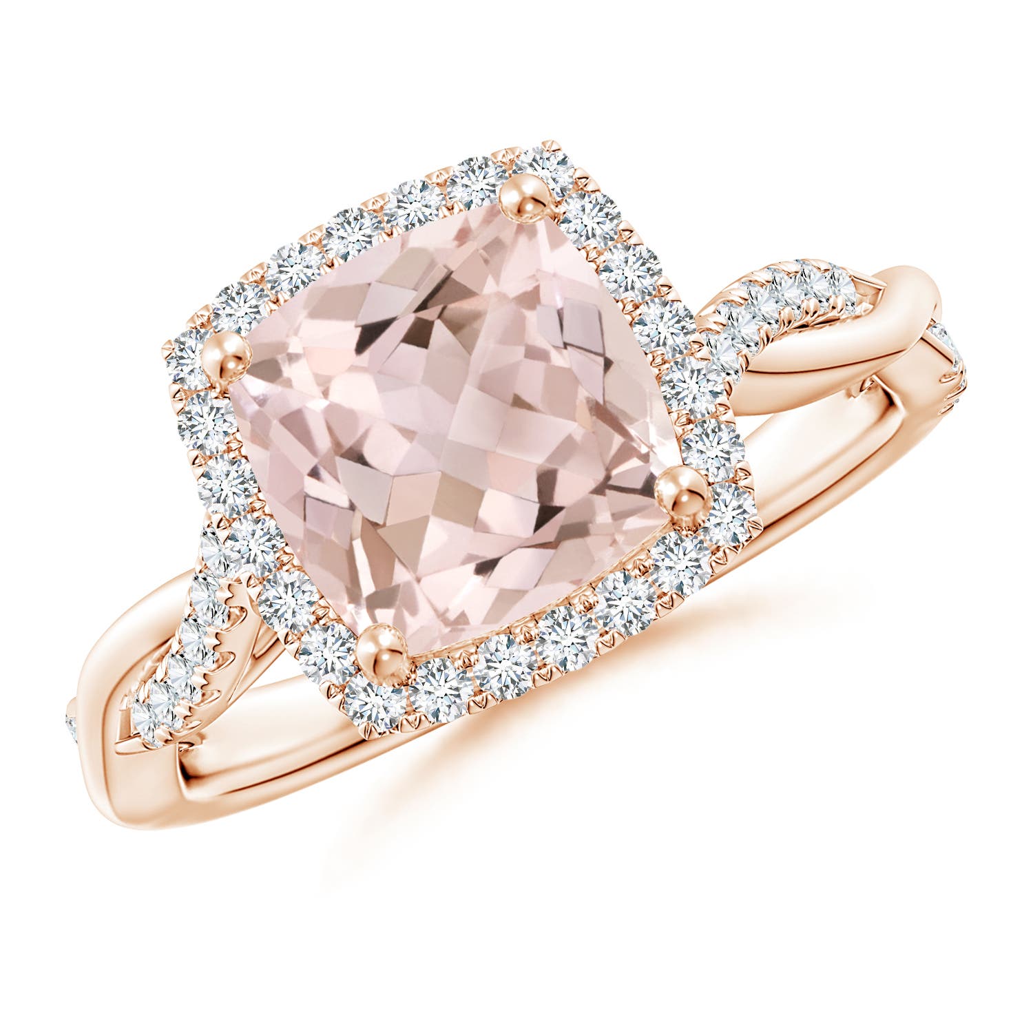 A - Morganite / 2.14 CT / 14 KT Rose Gold