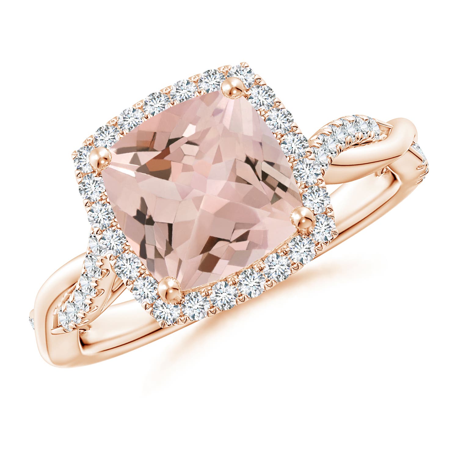 AA - Morganite / 2.14 CT / 14 KT Rose Gold