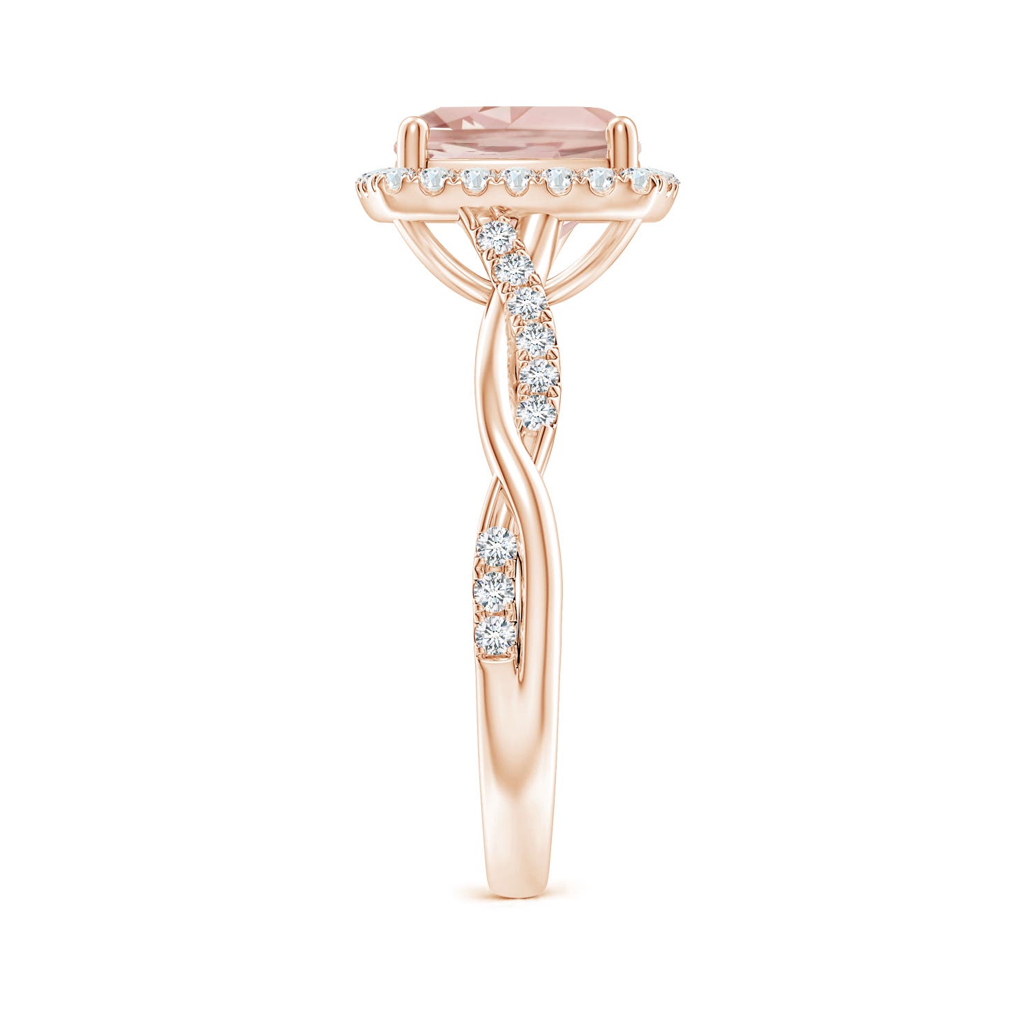 AA - Morganite / 2.14 CT / 14 KT Rose Gold