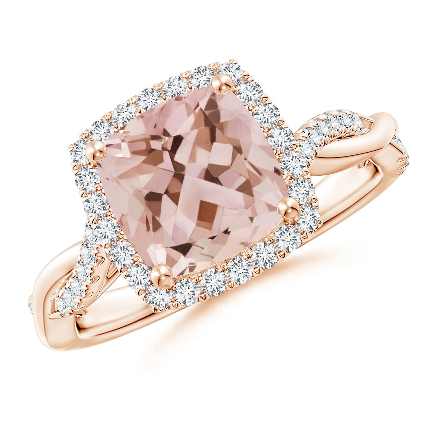 AAA - Morganite / 2.14 CT / 14 KT Rose Gold