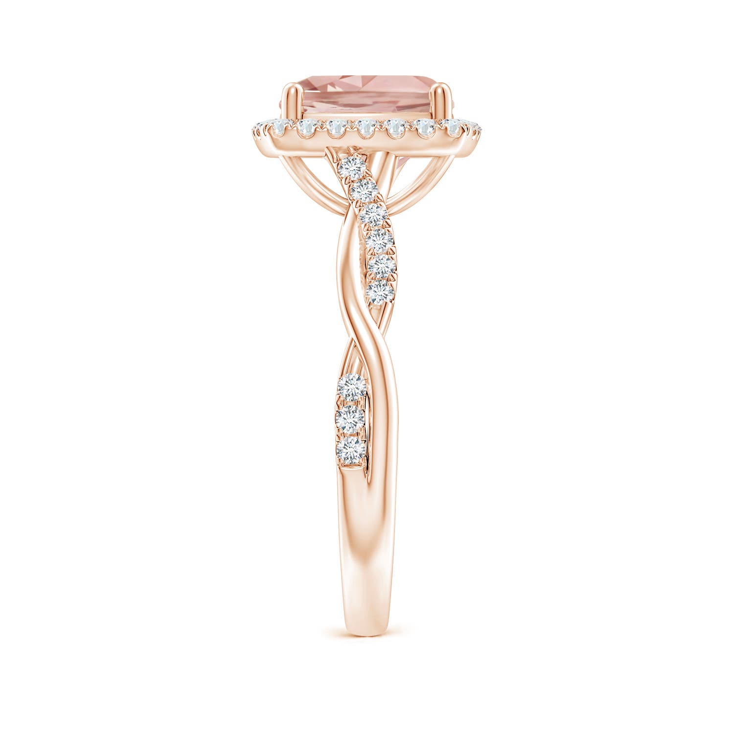 AAA - Morganite / 2.14 CT / 14 KT Rose Gold