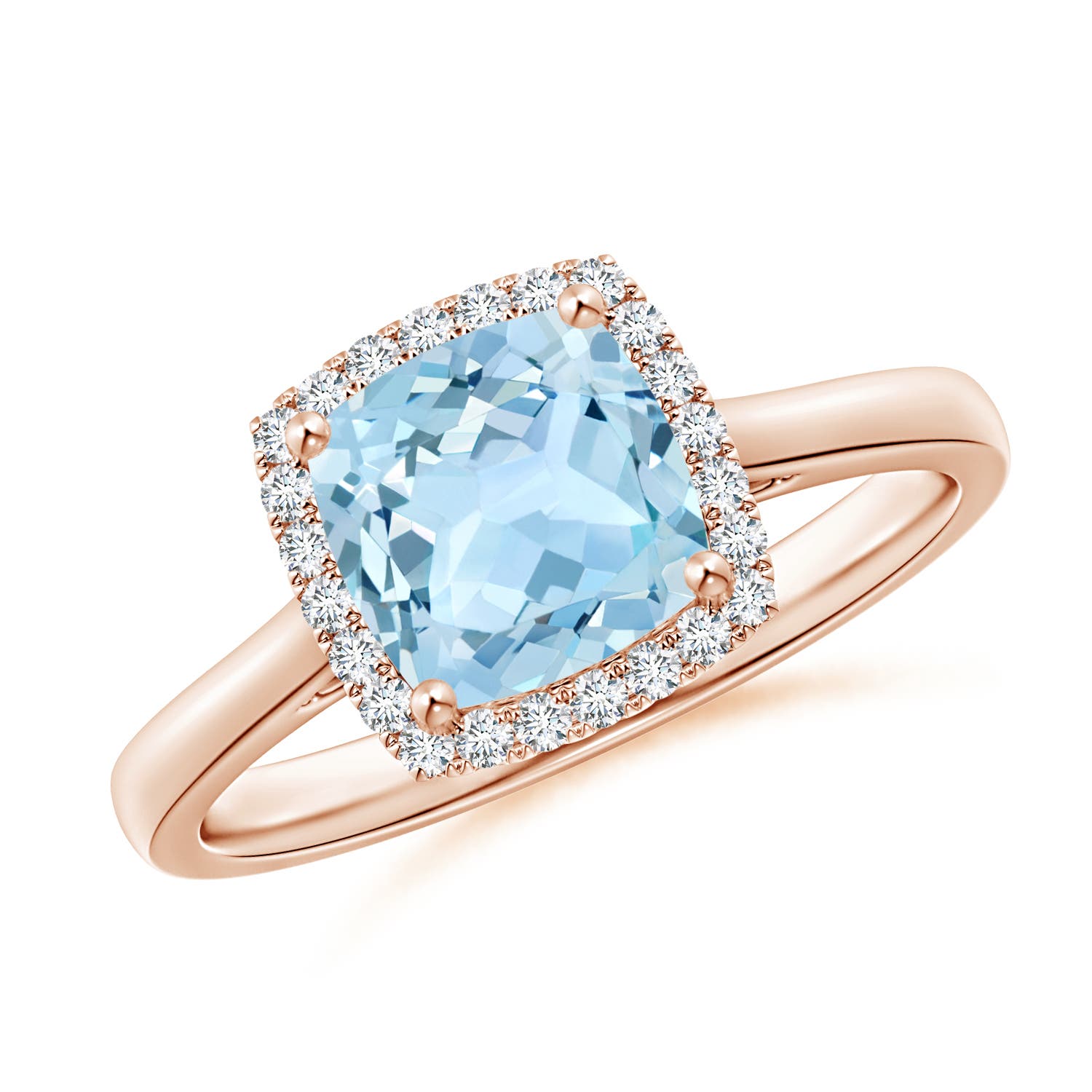 AAA - Aquamarine / 1.52 CT / 14 KT Rose Gold