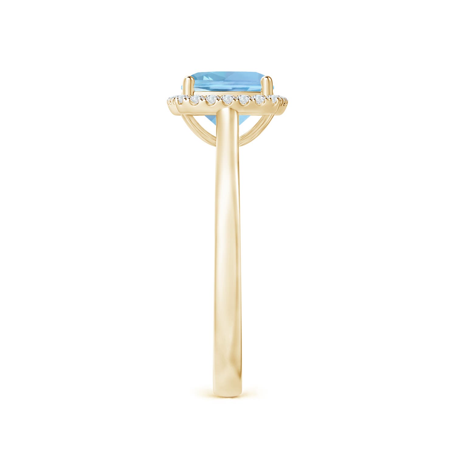 AAAA - Aquamarine / 1.52 CT / 14 KT Yellow Gold