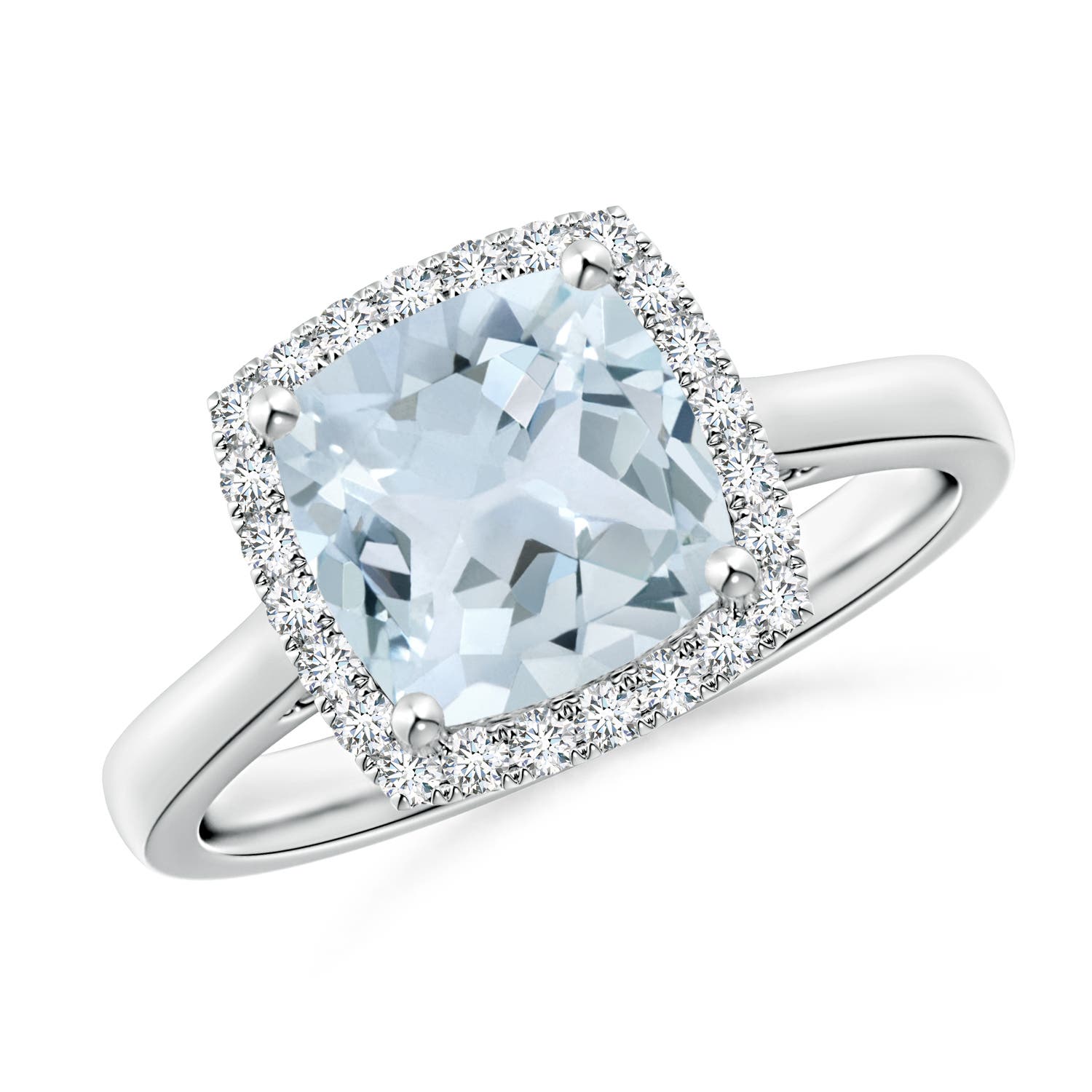 A - Aquamarine / 2.14 CT / 14 KT White Gold