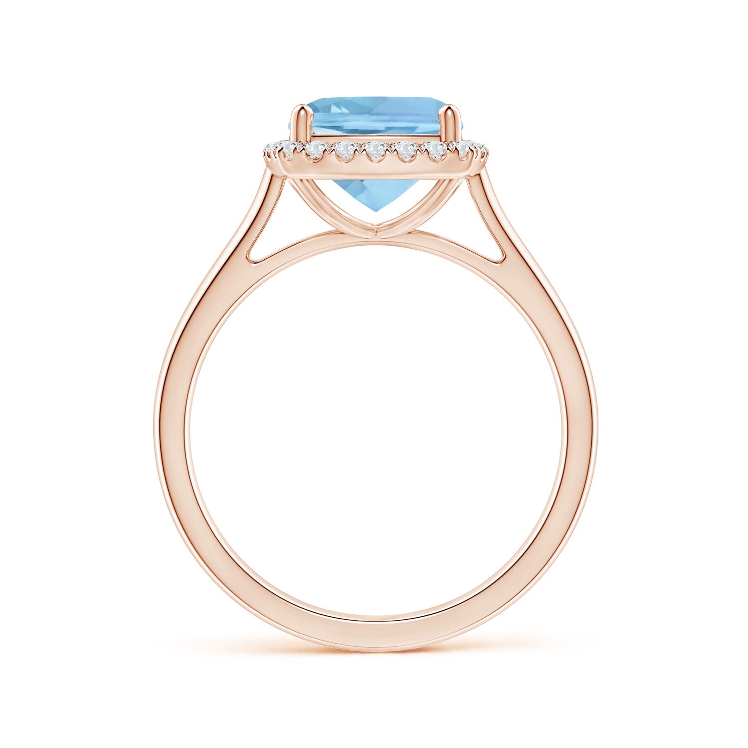 AAAA - Aquamarine / 2.14 CT / 14 KT Rose Gold