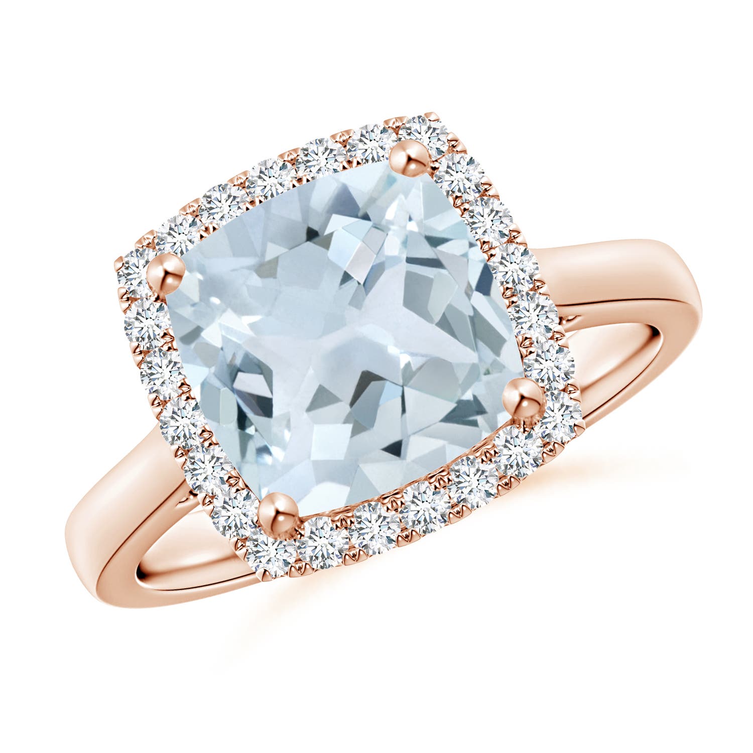 A - Aquamarine / 2.96 CT / 14 KT Rose Gold