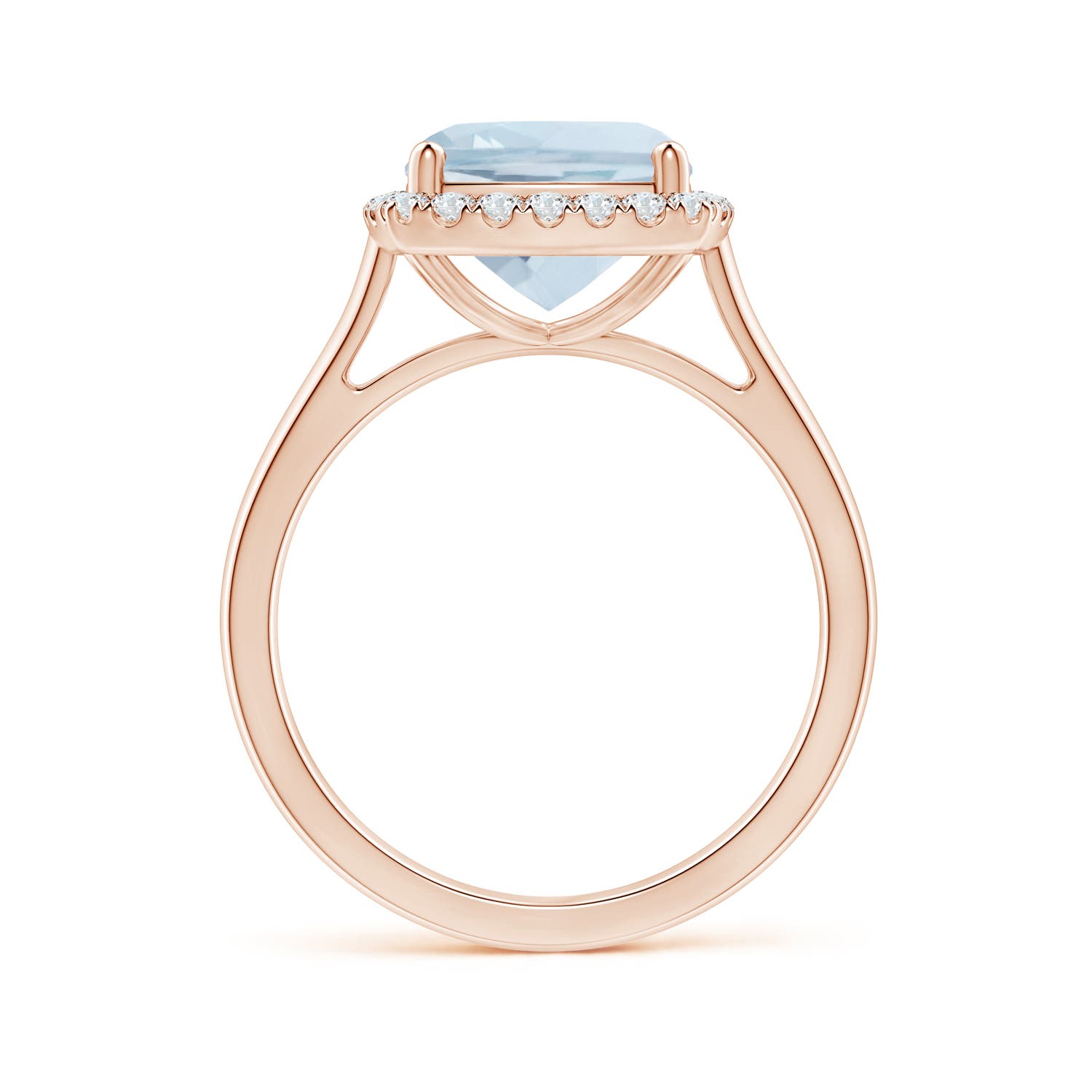 A - Aquamarine / 2.96 CT / 14 KT Rose Gold