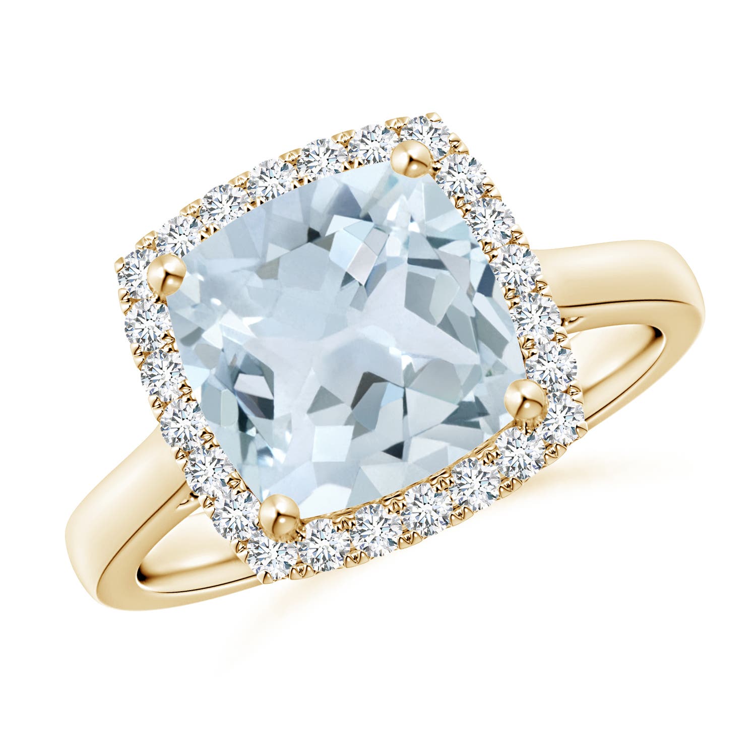 A - Aquamarine / 2.96 CT / 14 KT Yellow Gold