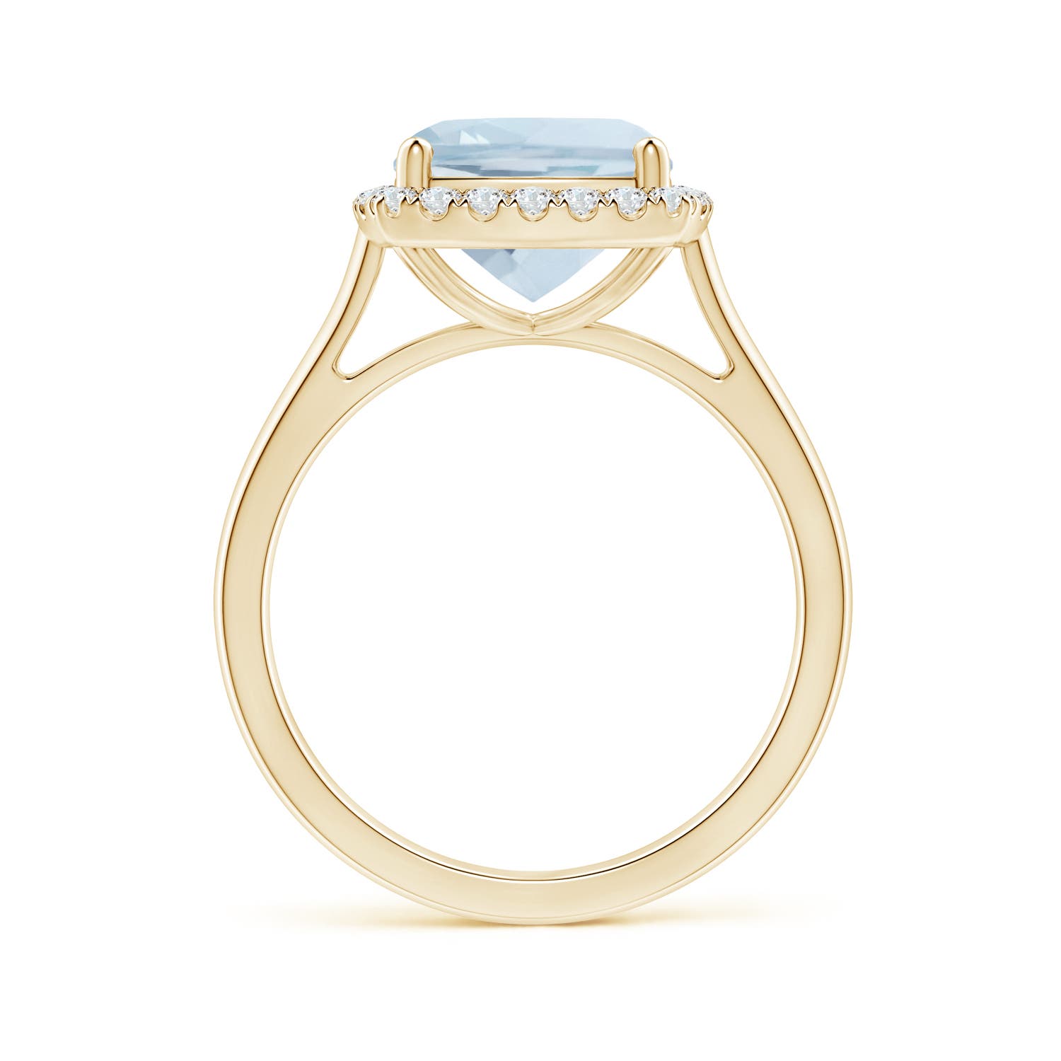 A - Aquamarine / 2.96 CT / 14 KT Yellow Gold