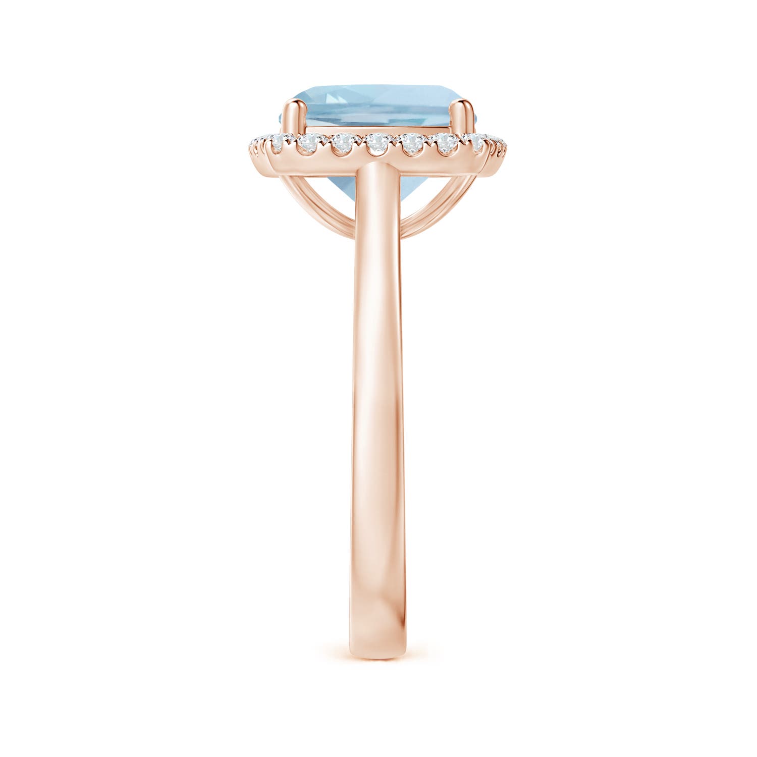 AA - Aquamarine / 2.96 CT / 14 KT Rose Gold