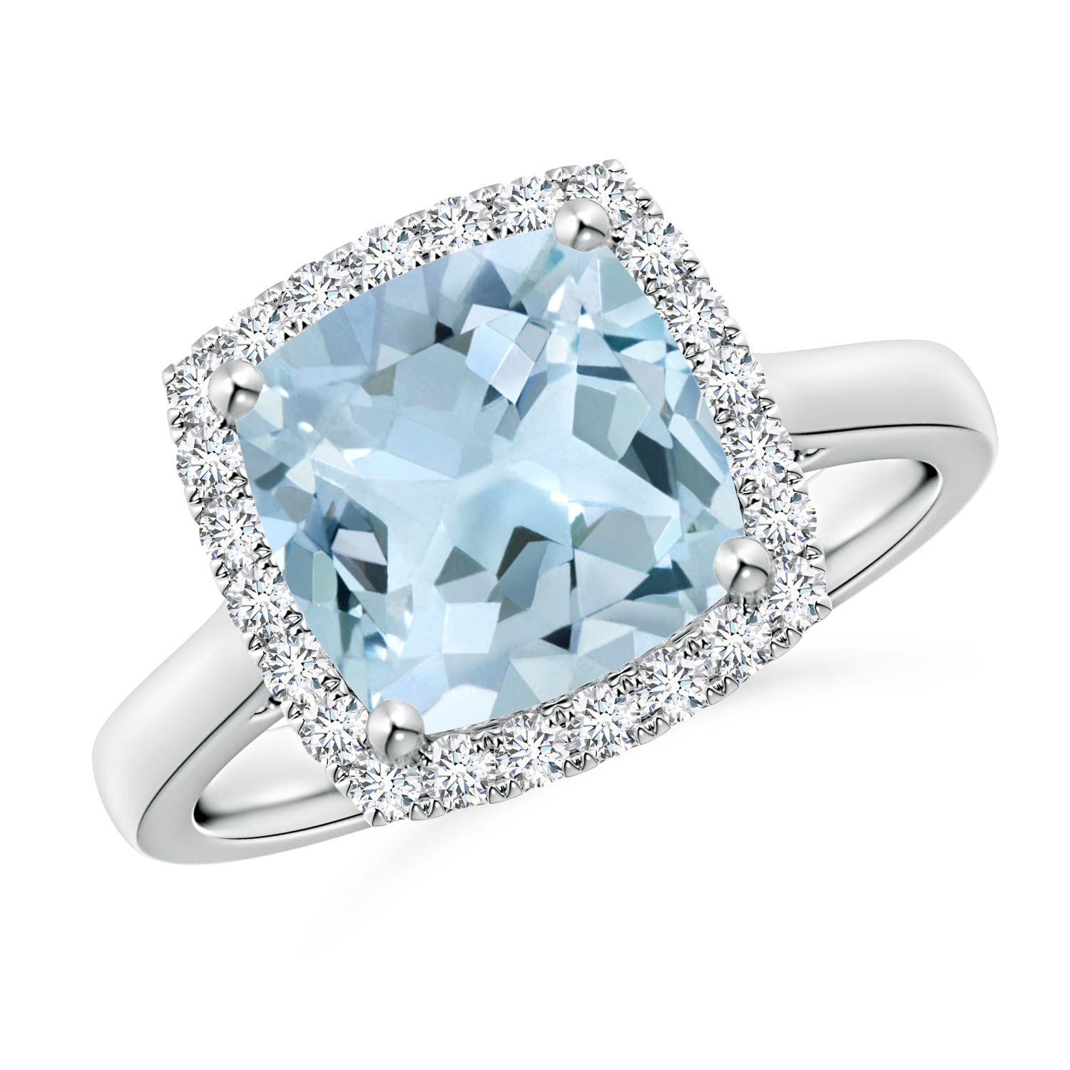 AA - Aquamarine / 2.96 CT / 14 KT White Gold