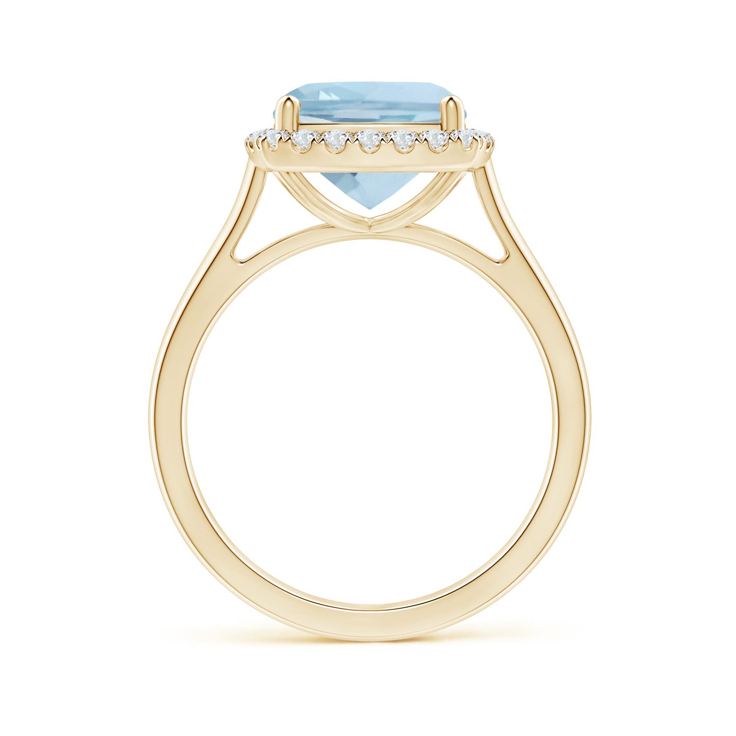 AA - Aquamarine / 2.96 CT / 14 KT Yellow Gold