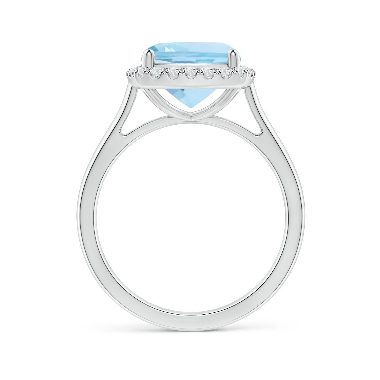 AAA - Aquamarine / 2.96 CT / 14 KT White Gold