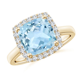 Cushion AAA Aquamarine