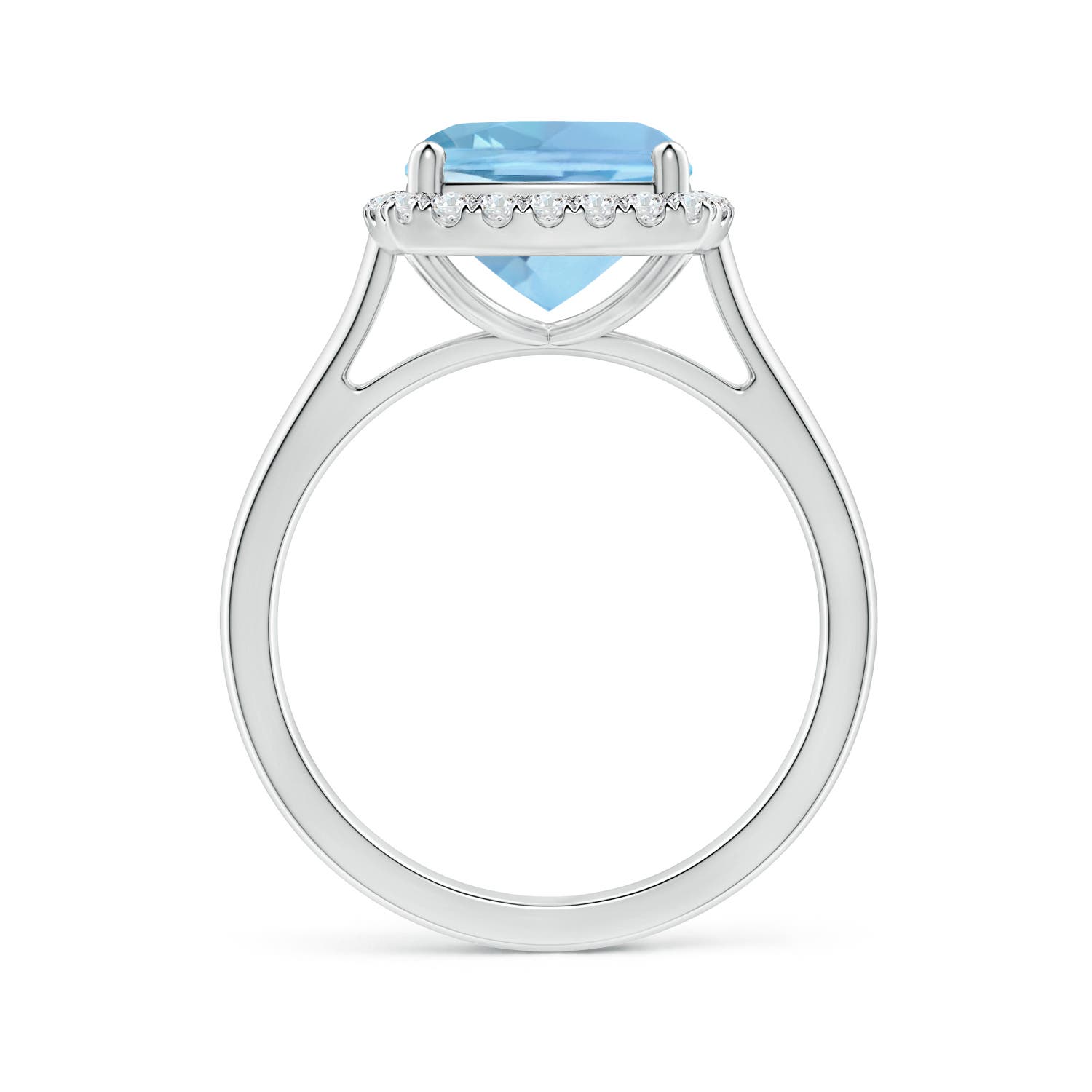 AAAA - Aquamarine / 2.96 CT / 14 KT White Gold