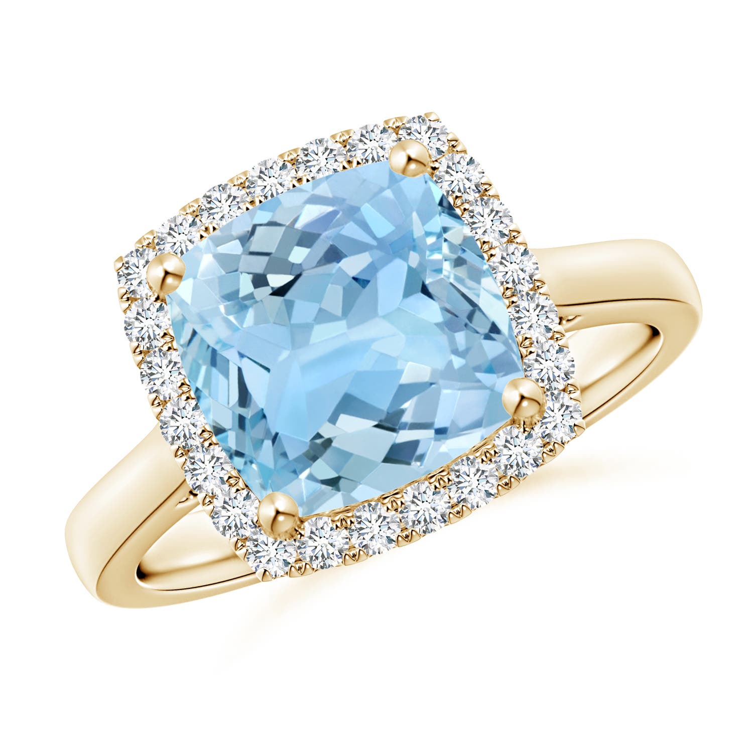 AAAA - Aquamarine / 2.96 CT / 14 KT Yellow Gold