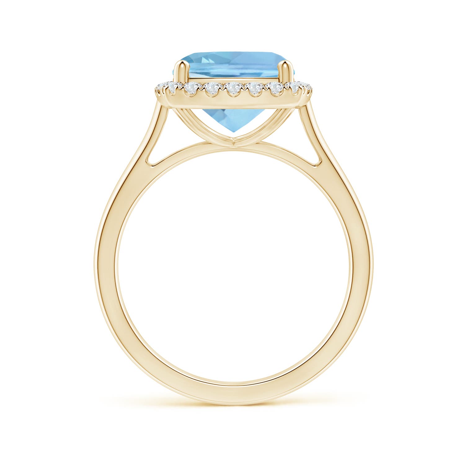 AAAA - Aquamarine / 2.96 CT / 14 KT Yellow Gold