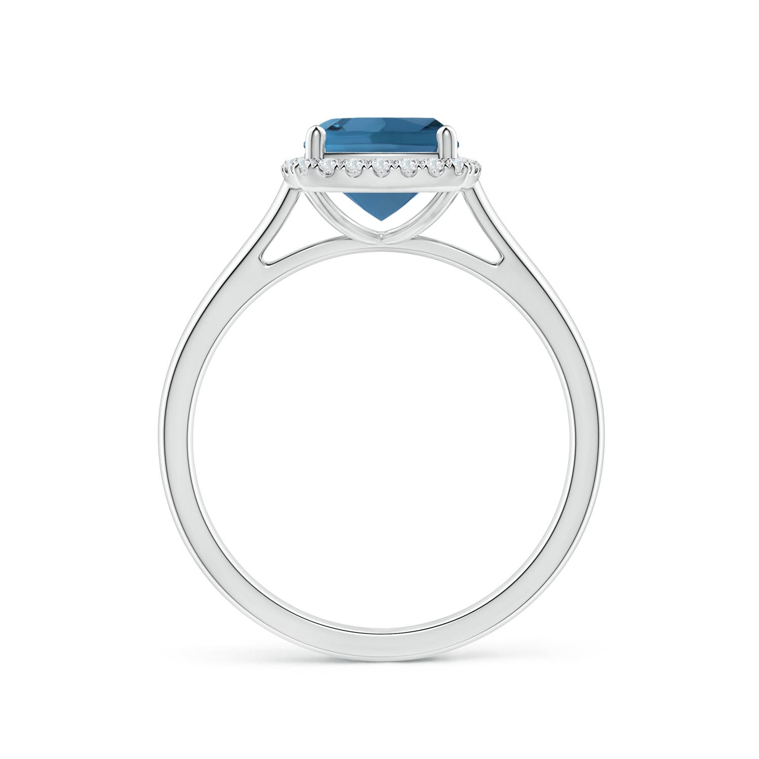 AA - London Blue Topaz / 1.97 CT / 14 KT White Gold