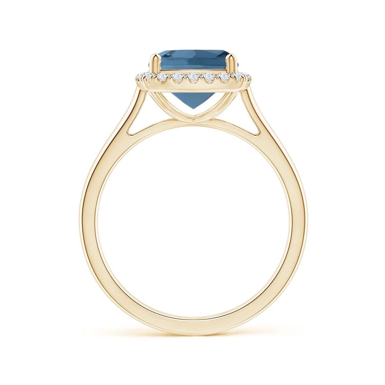 A - London Blue Topaz / 2.69 CT / 14 KT Yellow Gold