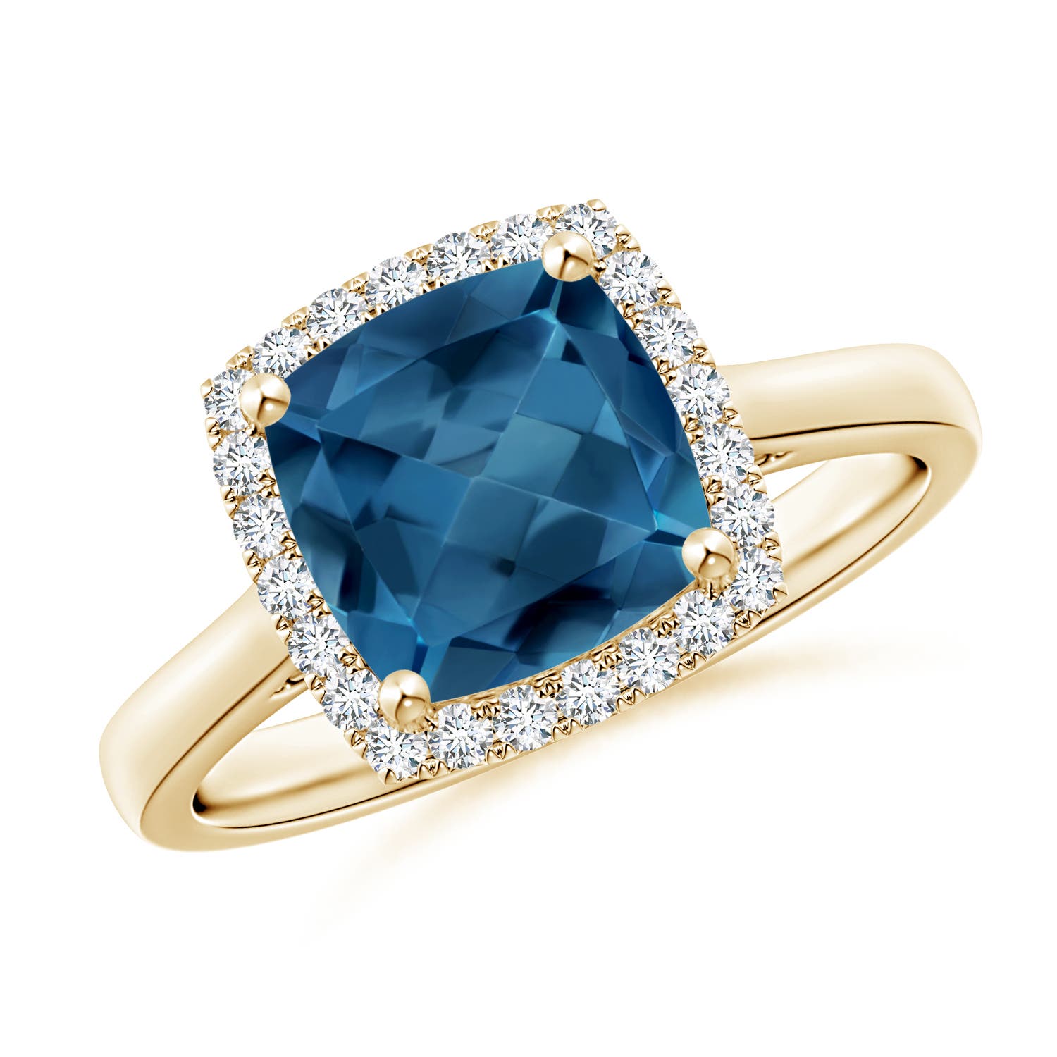 AA - London Blue Topaz / 2.69 CT / 14 KT Yellow Gold